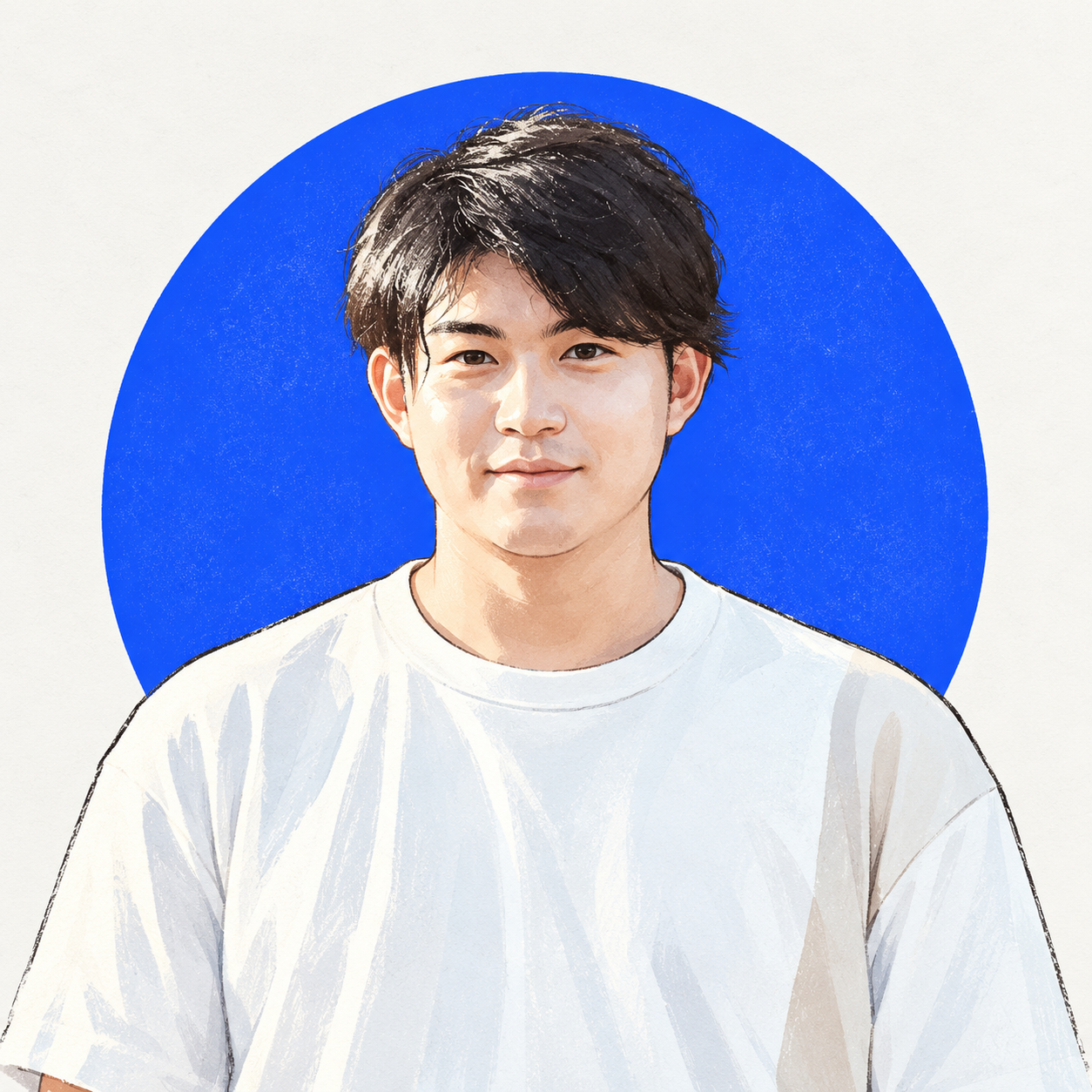 山本大希のプロフィールイラスト